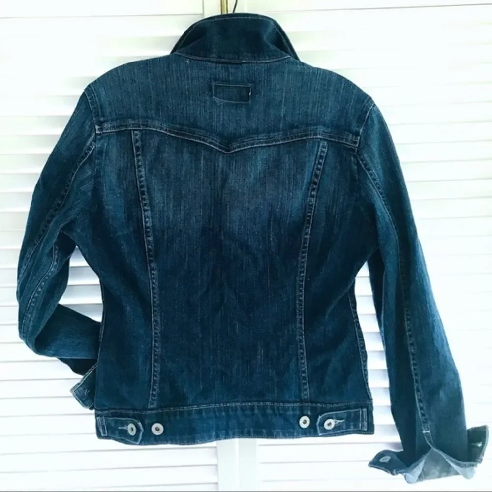 Vintage Levis Denim Jacket Women's Small Blue Ombre - Picture 7 of 13